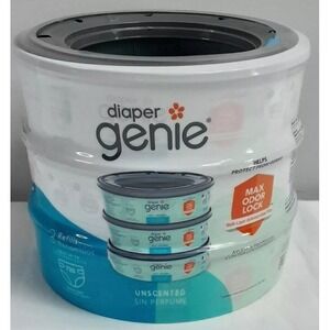 Diaper Genie Refills 3 Pack 240 each 720 total Unscented Refills